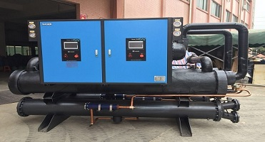 400HP double compress0r double system water cooled water chiller