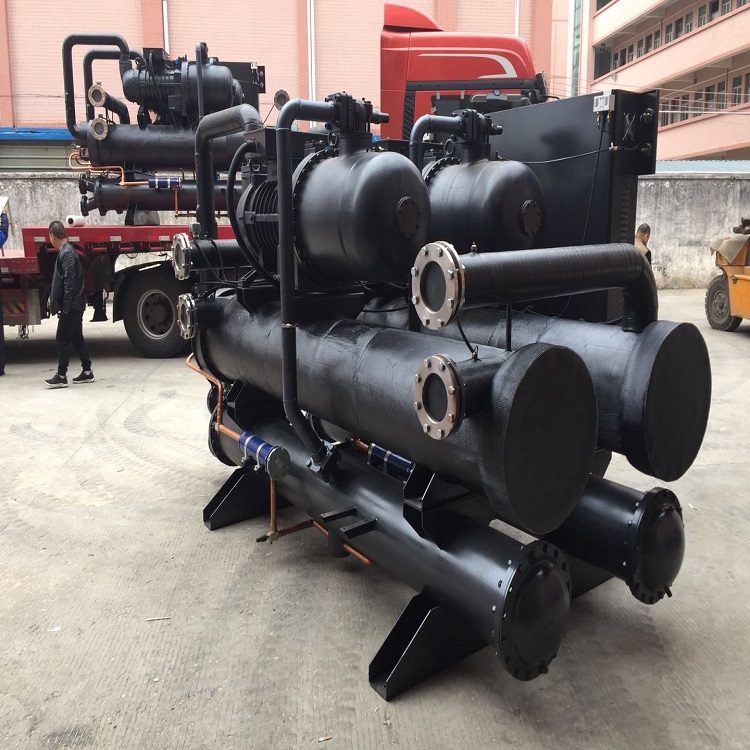 400HP double compress0r double system water cooled water chiller