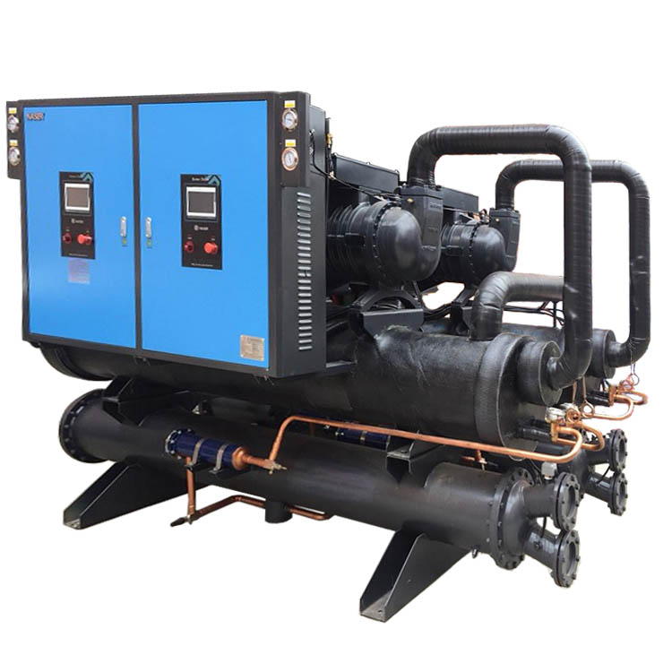 400HP double compress0r double system water cooled water chiller