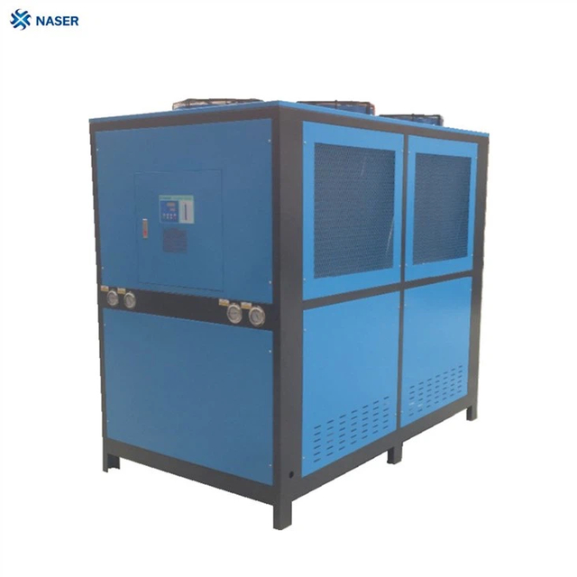 Refrigeration Capacity 20 HP Industrial Chiller Air Cooled With Truckle Portable Moving