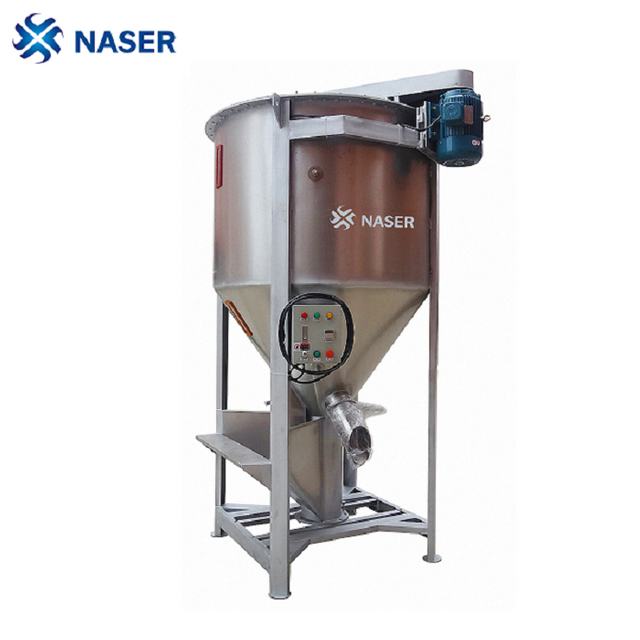 1000KG Industrial Screw Mixer Vertical Stirrer Plastic Color Mixer Machine with Factory Price