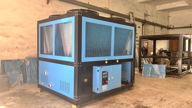 industrial screw type compressor air cooled water chiller 60kw