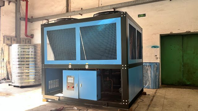 industrial screw type compressor air cooled water chiller 60kw