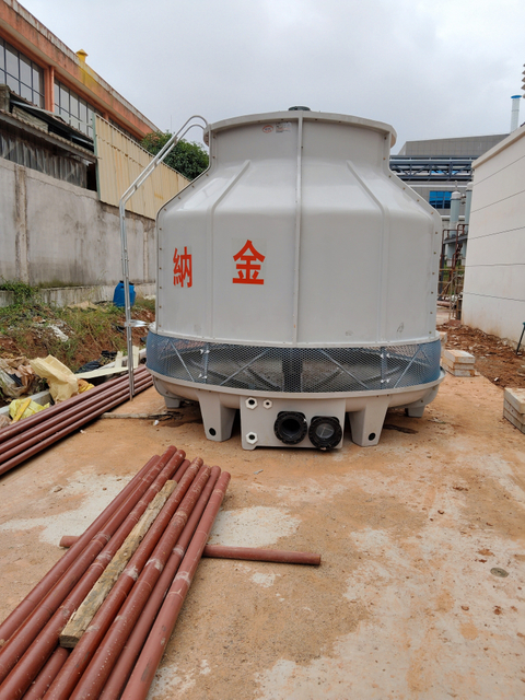 Counter Flow Circular Cooling Tower Industrial Cooling System FRP Round Water Tower For Chiller Cooling Water